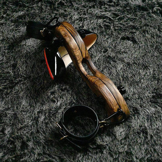 THORN GARDEN™ Cock and Ball Torture Solid Wood Scrotum Clamp Free Shipping