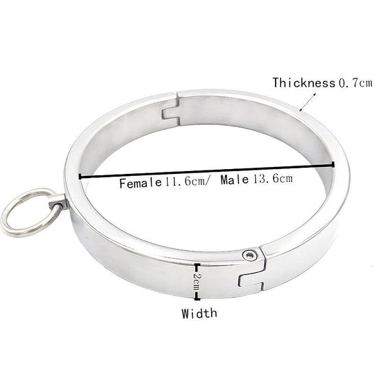 THORN GARDEN™ 0.6kg 2cm high stainless steel bdsm collar and free shipping