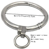 THORN GARDEN™ about 0.7kg 2cm thick stainless steel bdsm collar and free shipping