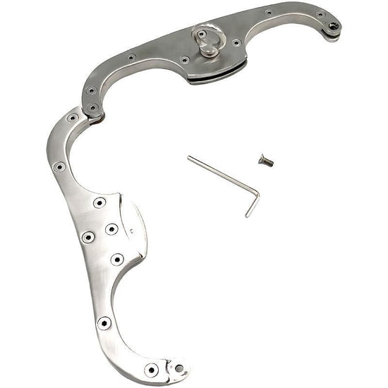 THORN GARDEN™ Stainless steel handcuffs with traction chain and free shipping