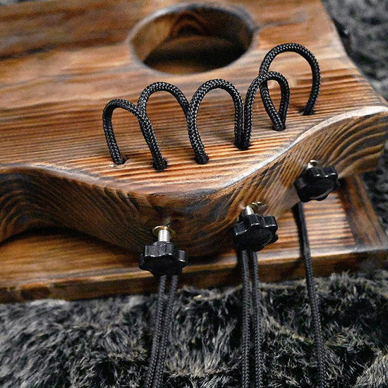 THORN GARDEN™ foot-tickling wooden pillory