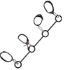 THORN GARDEN™ Metal Spreader Bar with Leather Cuffs - Free Shipping