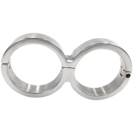 THORN GARDEN™ about 0.5kg 2cm high Stainless steel figure 8 handcuffs with free shipping