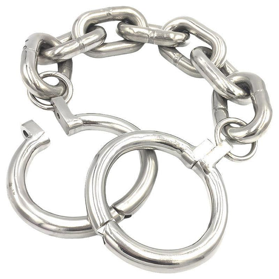 THORN GARDEN™ about 3kg thick 1.6cm Stainless steel ankle cuffs free shipping
