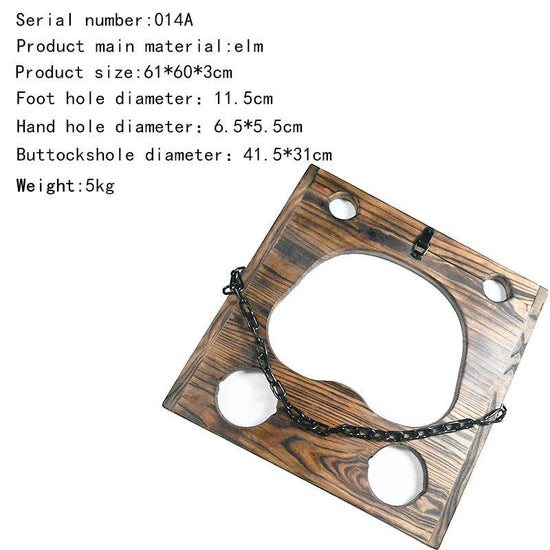 THORN GARDEN™ wooden bondage bdsm elm buttocks pillory and free shipping