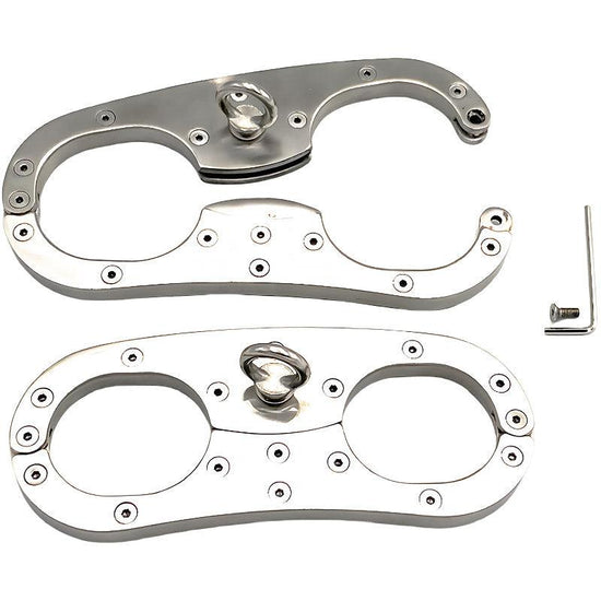 THORN GARDEN™ Stainless steel handcuffs with traction chain and free shipping