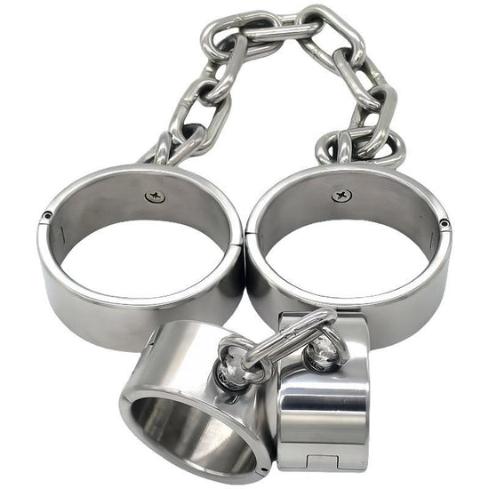 THORN GARDEN™ 800g height 4cm bdsm stainless steel handcuffs and free shipping