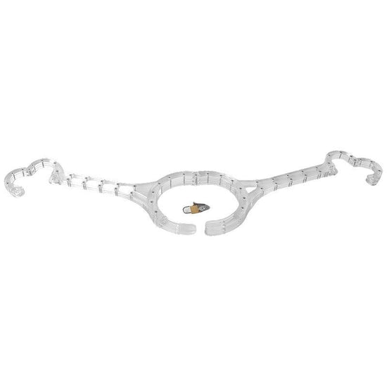 THORN GARDEN™ transparent straight bar wrist and neck cuffs free shipping