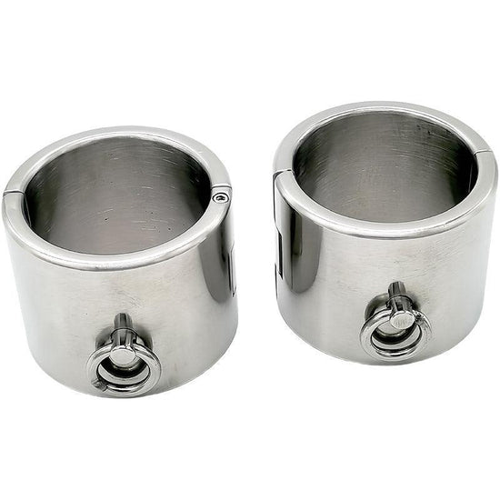 THORN GARDEN™ 4600g 60mm high bdsm Stainless Steel Shackles Restraint Set and free shipping