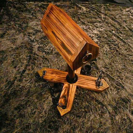 THORN GARDEN™ bdsm equipment lift wooden horse