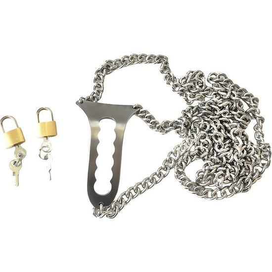 THORN GARDEN™ Stainless steel female invisible chastity belt with lock free shippng