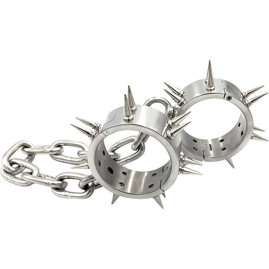THORN GARDEN™ about 2kg height 4cm Stainless steel ankle cuffs free shipping