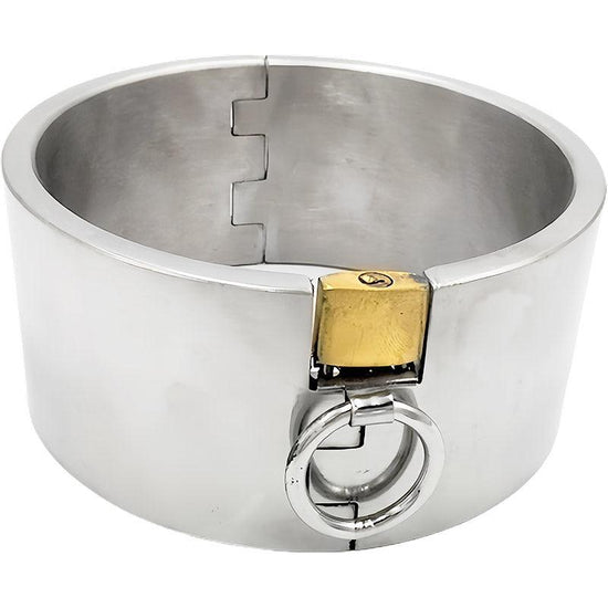 THORN GARDEN™ 1.2kg 5cm high stainless steel bdsm collar with lock and free shipping