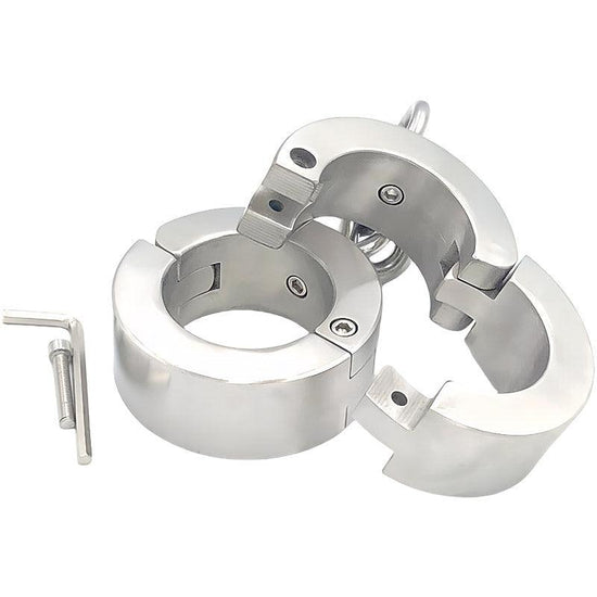 THORN GARDEN™ 3.2kg 4cm high Stainless steel screw lock handcuffs with free shipping