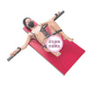 THORN GARDEN™ red leather bdsm bondage chair with sex machine and free shipping