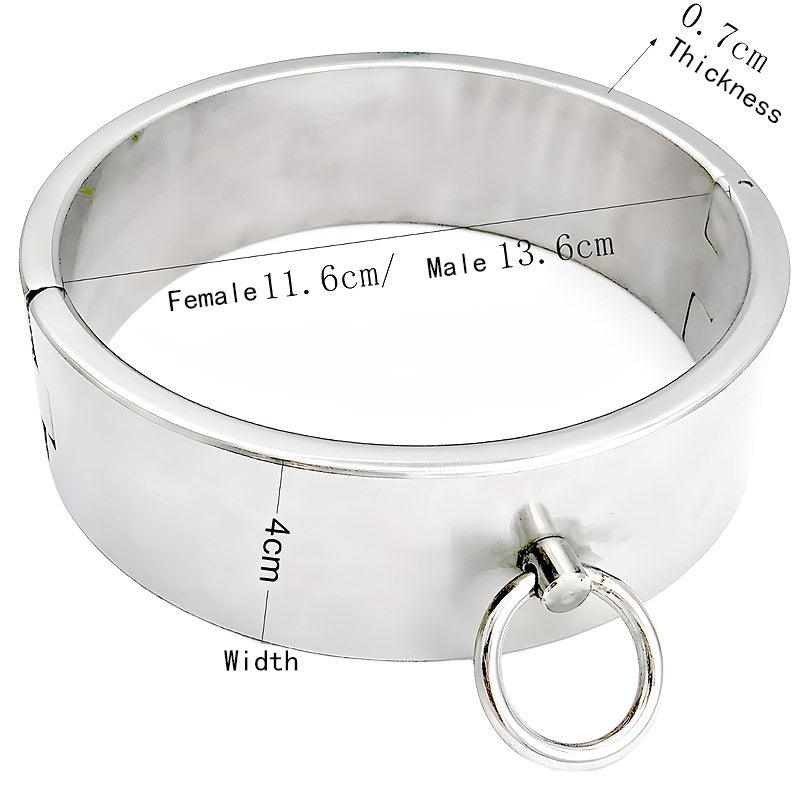 THORN GARDEN™ 1.2kg 4cm high stainless steel bdsm collar and free shipping