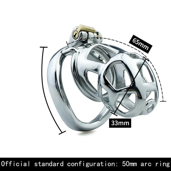THORN GARDEN™ Eyecobra: The Ultimate Male Chastity Cage for Intimacy & Security