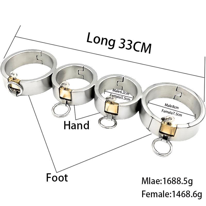 THORN GARDEN™ about 1.6kg long 33cm straight bar Hand and foot cuffs free shipping