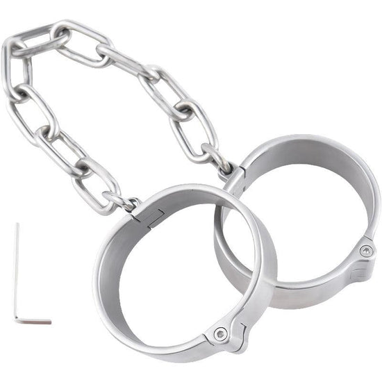 THORN GARDEN™ about 1kg height 3cm metal bodnage ankle cuffs and free shipping