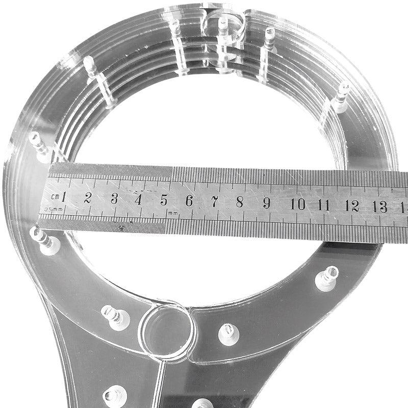 THORN GARDEN™ transparent wrist and neck restraint pillory free shipping
