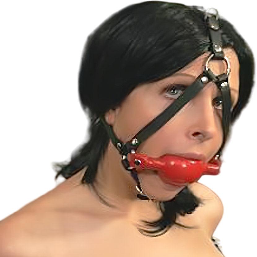 THORN GARDEN™ Harness type silicone ball gag free shipping