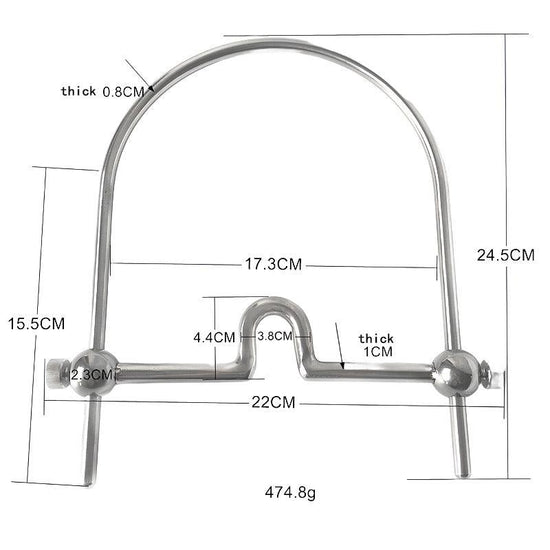 THORN GARDEN™ Stainless steel ring neck gag free shipping