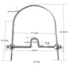 THORN GARDEN™ Stainless steel ring neck gag free shipping