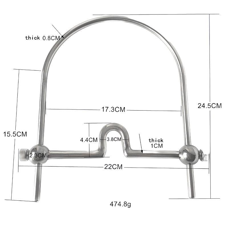 THORN GARDEN™ Stainless steel ring neck gag free shipping