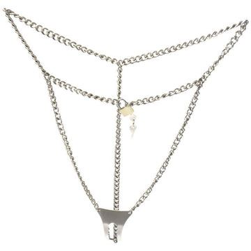 THORN GARDEN™ Stainless steel female invisible chastity belt with lock free shippng