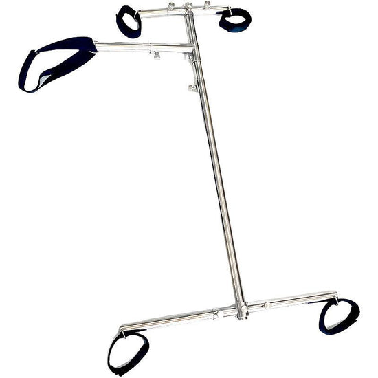 THORN GARDEN™ Stainless steel Doggy Style Bondage Rack with Textile cuffs - free shipping