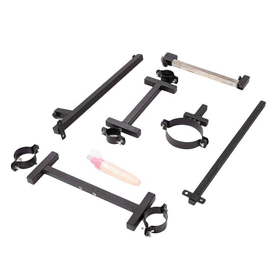 THORN GARDEN™ Doggy-Style Four-Limb Bondage rack with metal cuffs - free shipping