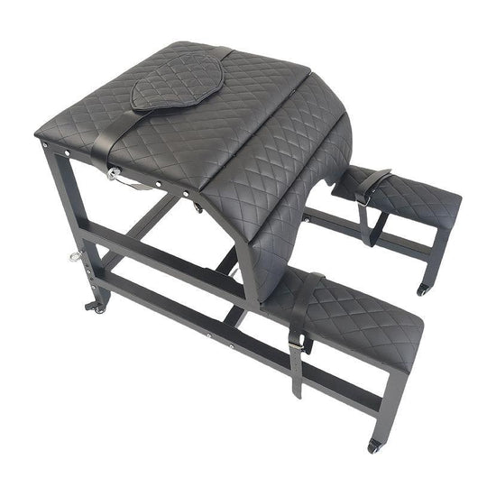 THORN GARDEN™ bdsm red leather spanking bench with wheels free shipping