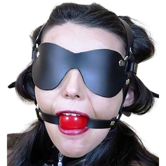 THORN GARDEN™ Harness type eye mask and gag free shipping