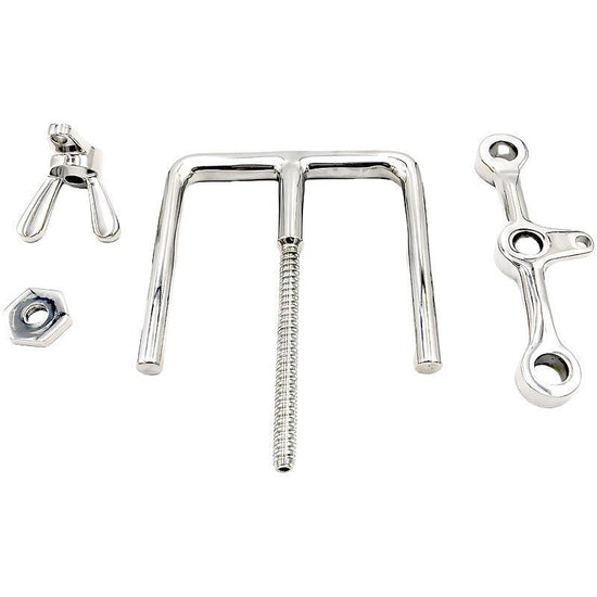 THORN GARDEN™ 0.75kg Stainless steel combination lock handcuffs with free shipping