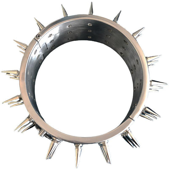 THORN GARDEN™ 1.8kg 6cm high stainless steel bdsm collar and free shipping