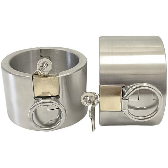 THORN GARDEN™ 1.1kg 5cm heigh Stainless steel padlock handcuffs free shipping