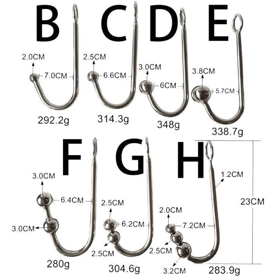 THORN GARDEN™ 8 Styles Stainless Steel Anal Hook