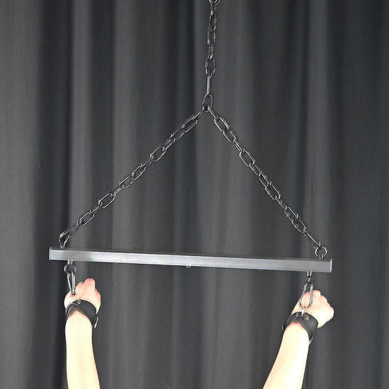 THORN GARDEN™ bdsm metal Spreader Bar with free cuffs and free shipping