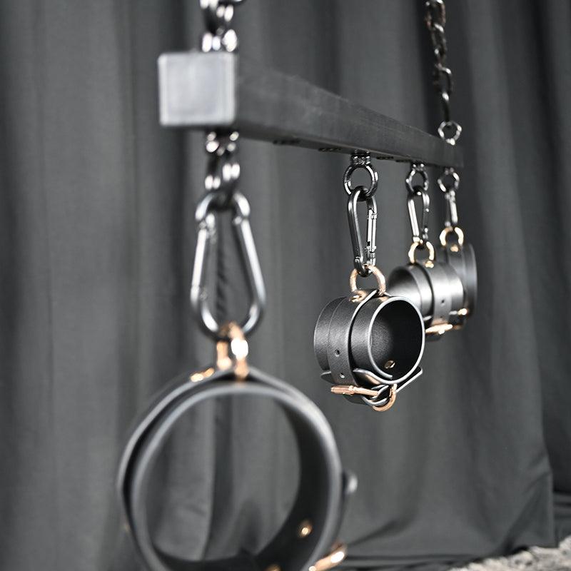 THORN GARDEN™ bdsm metal Spreader Bar with free cuffs and free shipping
