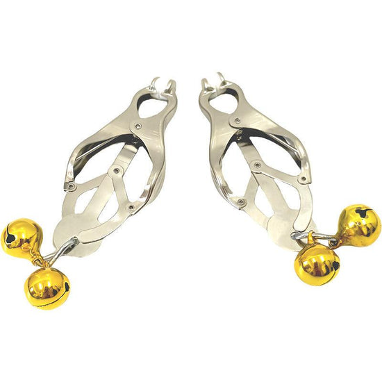 THORN GARDEN™ Double bell butterfly nipple clamp labia clamp free shipping