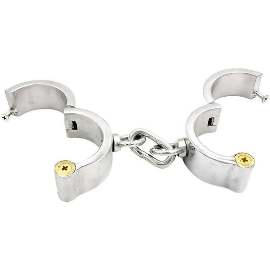 THORN GARDEN™ 0.8kg 3cm high Stainless steel lock handcuffs free shipping