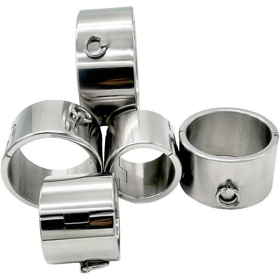 THORN GARDEN™ 4600g 60mm high bdsm Stainless Steel Shackles Restraint Set and free shipping