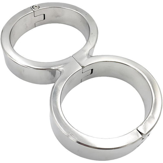 THORN GARDEN™ about 0.5kg 2cm high Stainless steel figure 8 handcuffs with free shipping