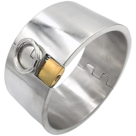 THORN GARDEN™ 1.2kg 5cm high stainless steel bdsm collar with lock and free shipping