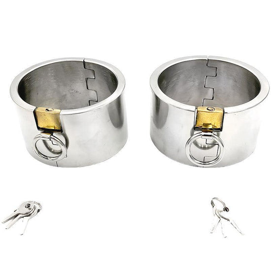 THORN GARDEN™ about 4600g 5cm heigh Stainless Steel Hand, Foot and Neck Restraint Set