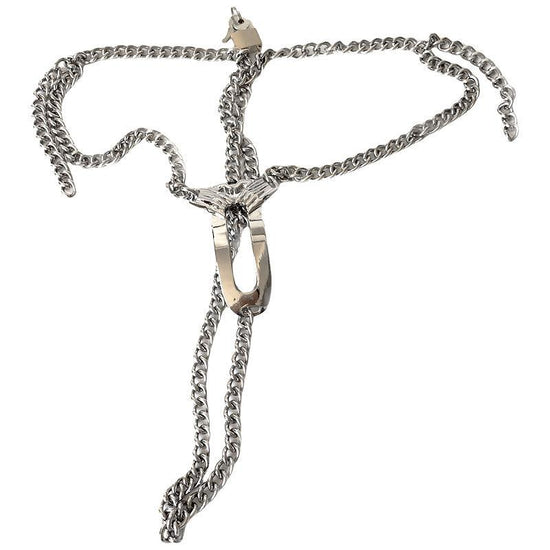 THORN GARDEN™ Stainless steel female invisible chastity belt with lock free shippng