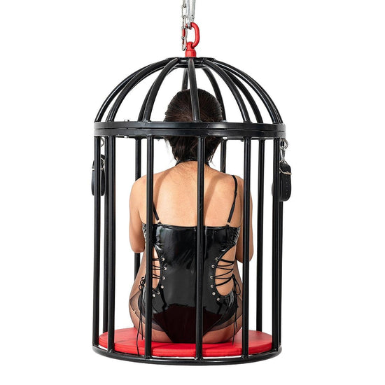 THORN GARDEN™ metal hanging bondage cage free shipping