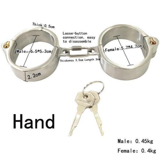 THORN GARDEN™ about 1650g 2.2cm heigh Hand, foot and neck restraint set free shipping