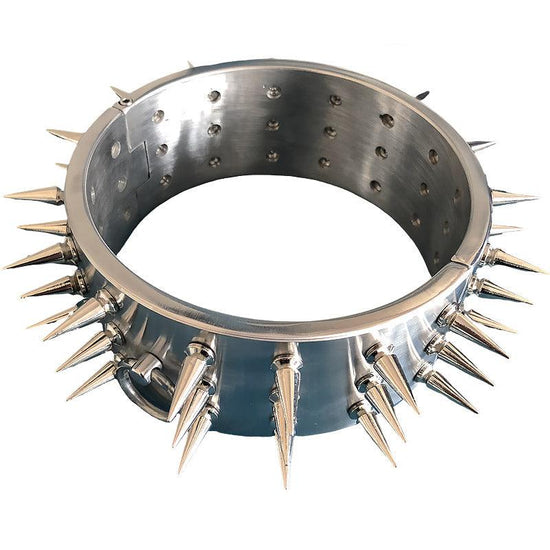 THORN GARDEN™ 1.8kg 6cm high stainless steel bdsm collar and free shipping