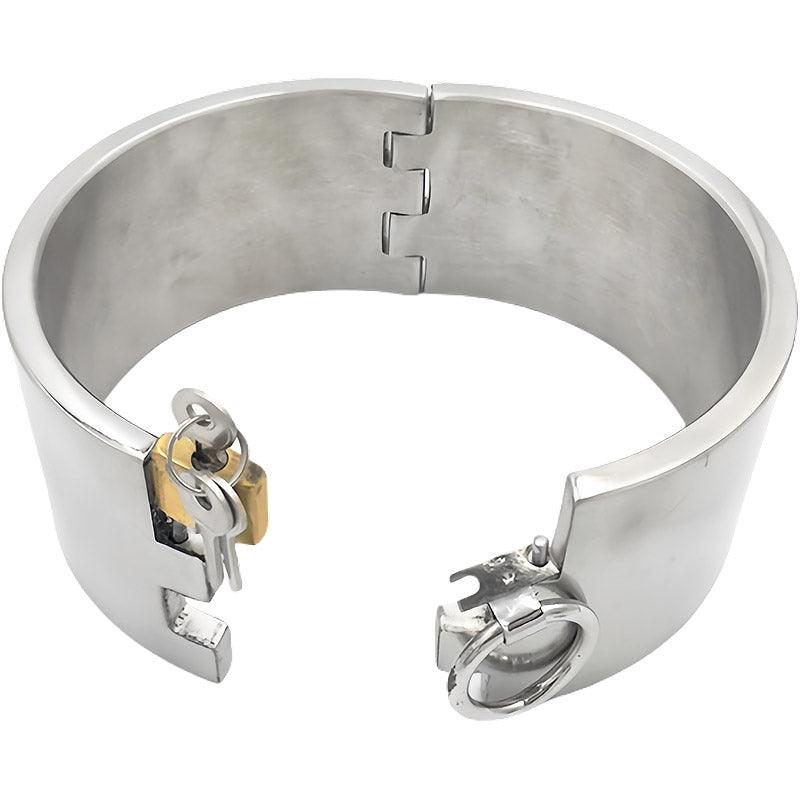 THORN GARDEN™ 1.2kg 5cm high stainless steel bdsm collar with lock and free shipping